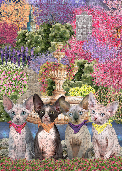 Sphynx Jigsaw Puzzle: Explore a Variety of Personalized Designs, Interlocking Puzzles Games for Adult, Custom, Cat Lover's Gifts