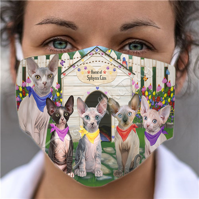 Spring Dog House Sphynx Cats Face Mask FM48837