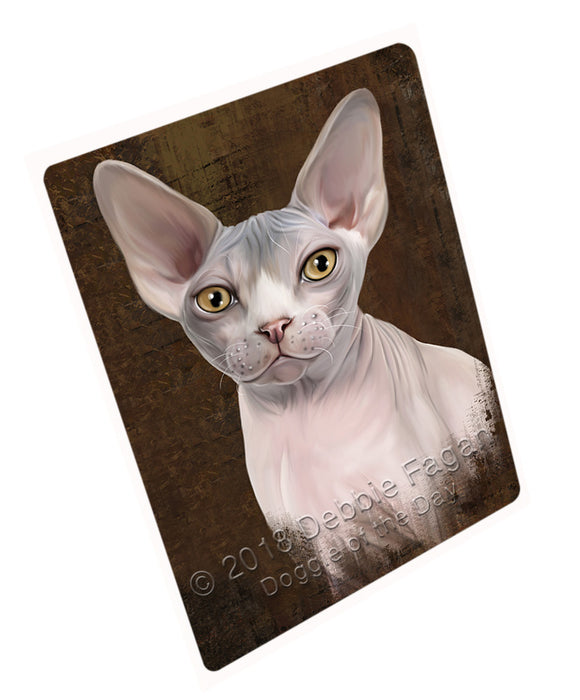 Rustic Sphynx Cat Large Refrigerator / Dishwasher Magnet RMAG87786