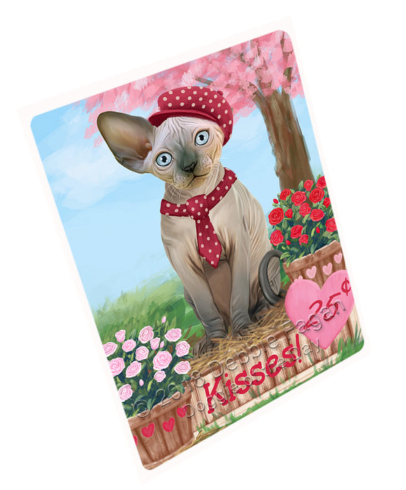 Rosie 25 Cent Kisses Sphynx Cat Magnet MAG73865 (Small 5.5" x 4.25")