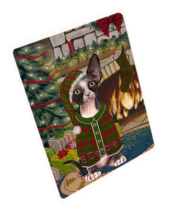 The Stocking was Hung Sphynx Cat Cutting Board C72027