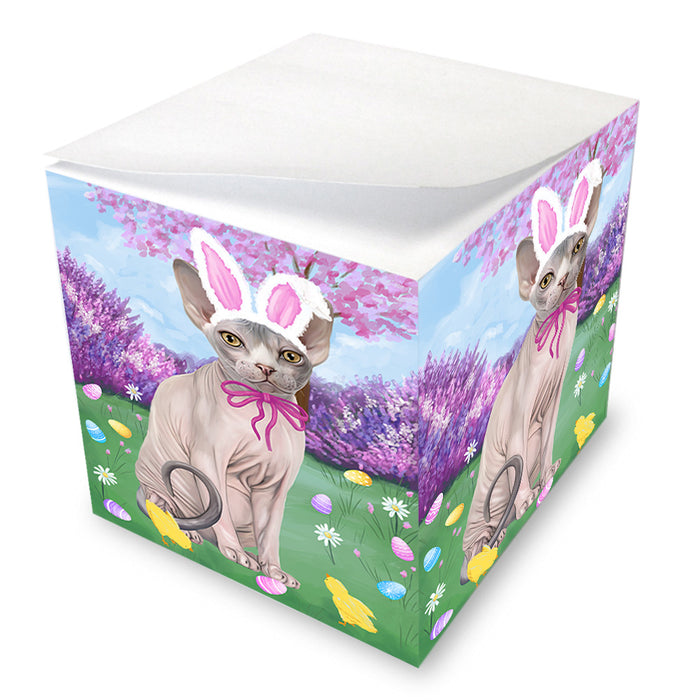 Easter Holiday Sphynx Cat Note Cube NOC55059