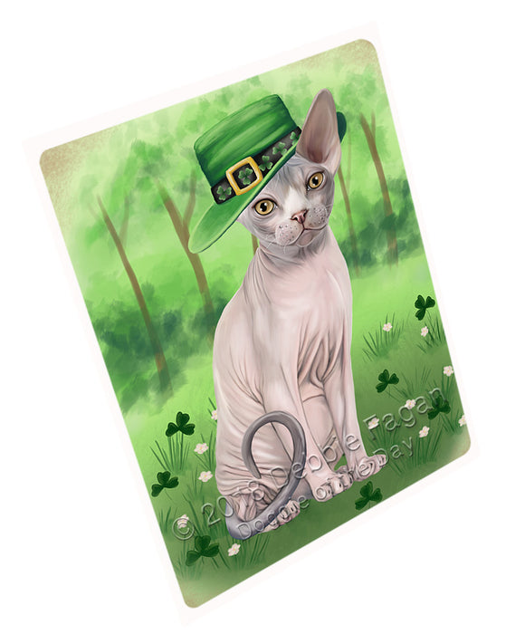 St. Patricks Day Irish Portrait Sphynx Cat Mini Magnet MAG76628