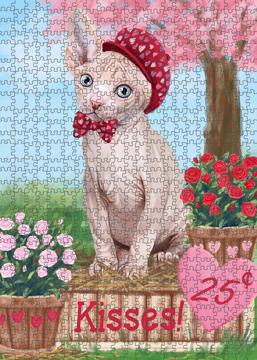 Rosie 25 Cent Kisses Sphynx Cat Puzzle with Photo Tin PUZL93172