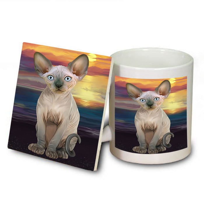 Sphynx Cat Mug and Coaster Set MUC52795