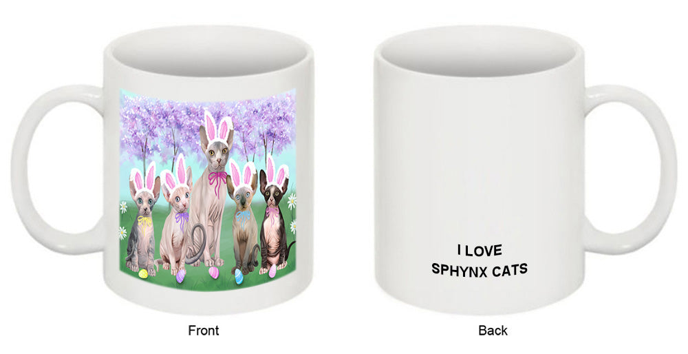 Easter Holiday Sphynx Cats Coffee Mug MUG52341
