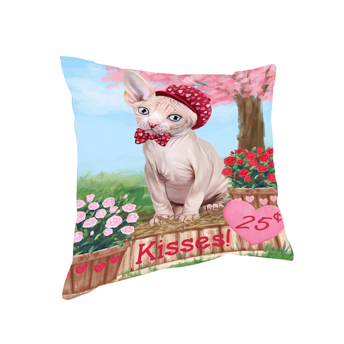Rosie 25 Cent Kisses Sphynx Cat Pillow PIL79264
