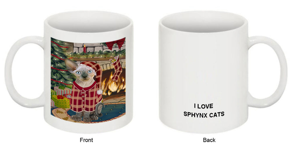 The Stocking was Hung Sphynx Cat Coffee Mug MUG51029