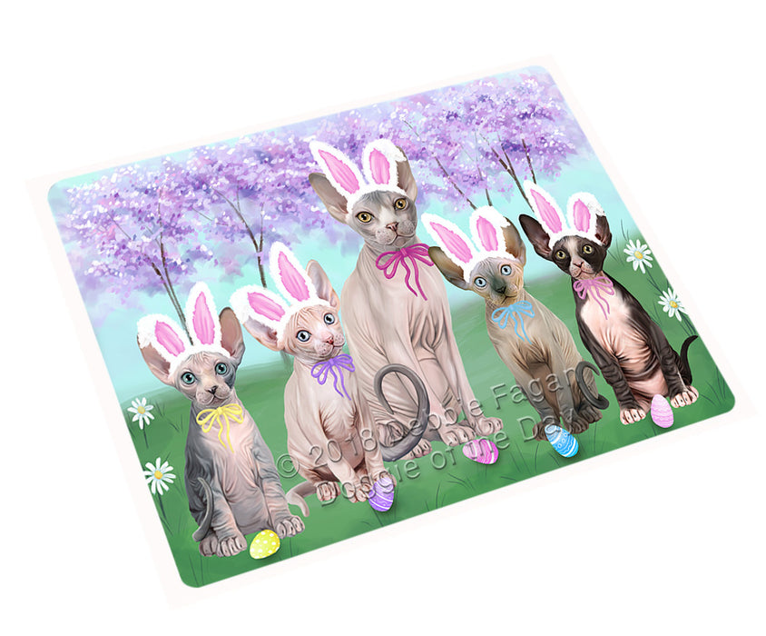 Easter Holiday Sphynx Cats Magnet MAG76011 (Small 5.5" x 4.25")