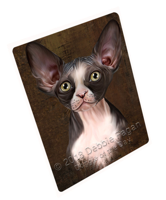 Rustic Sphynx Cat Large Refrigerator / Dishwasher Magnet RMAG87792
