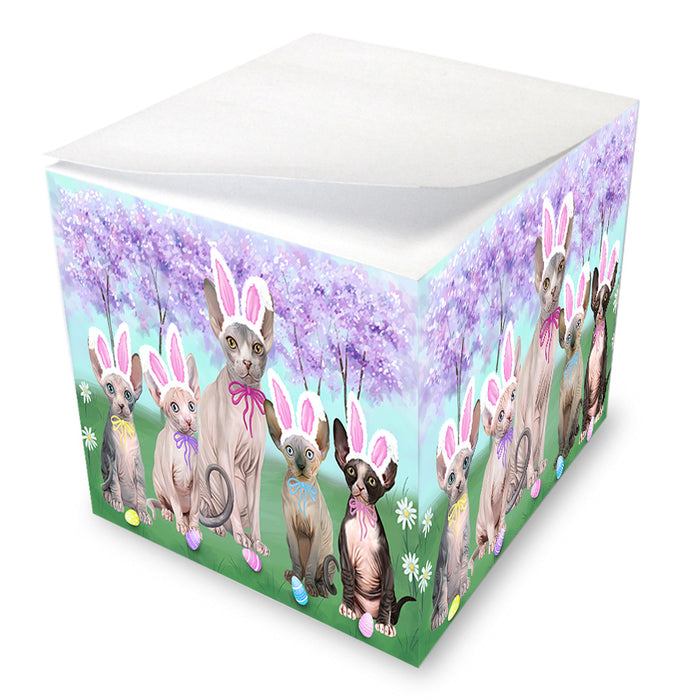 Easter Holiday Sphynx Cats Note Cube NOC55060