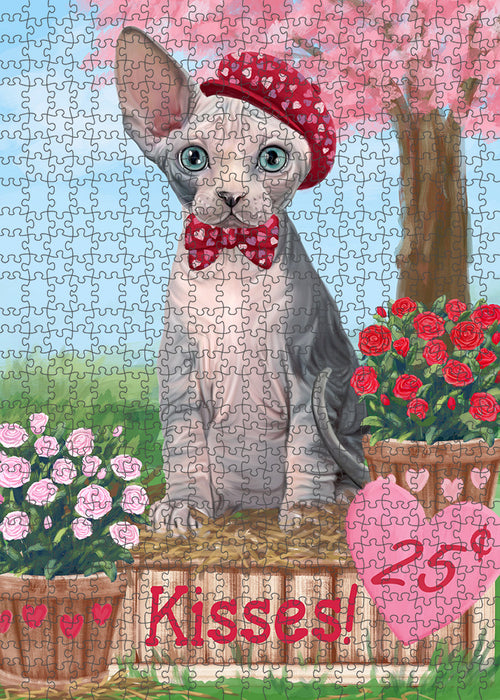 Rosie 25 Cent Kisses Sphynx Cat Puzzle with Photo Tin PUZL93176