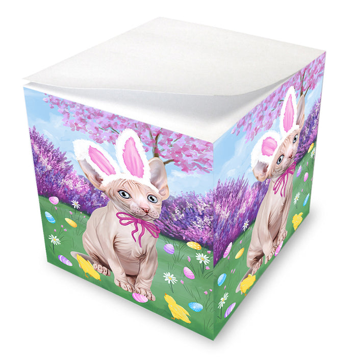 Easter Holiday Sphynx Cat Note Cube NOC55061