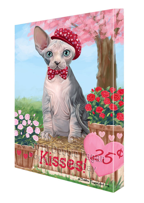 Rosie 25 Cent Kisses Sphynx Cat Canvas Print Wall Art Décor CVS128420