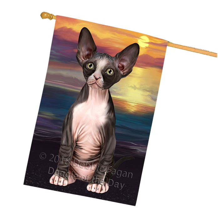 Sphynx Cat House Flag FLG53002