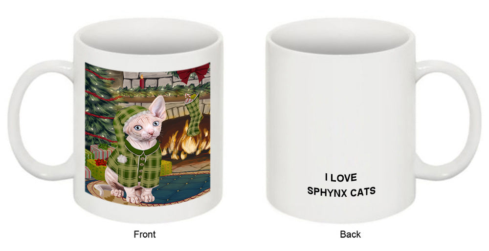The Stocking was Hung Sphynx Cat Coffee Mug MUG51030