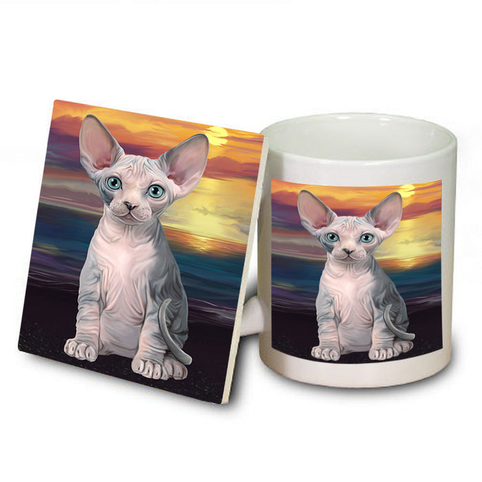 Sphynx Cat Mug and Coaster Set MUC52797