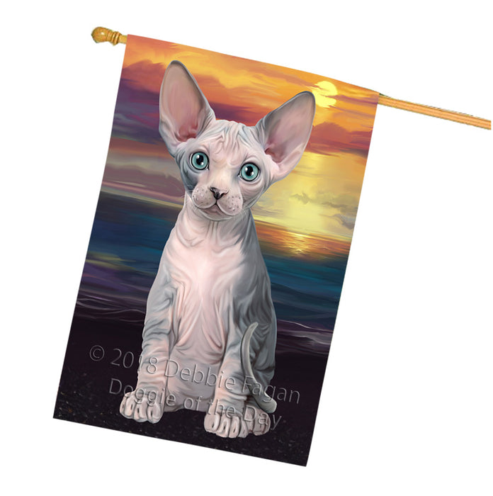 Sphynx Cat House Flag FLG53003