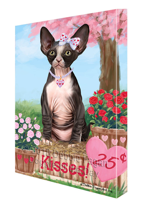 Rosie 25 Cent Kisses Sphynx Cat Canvas Print Wall Art Décor CVS128429