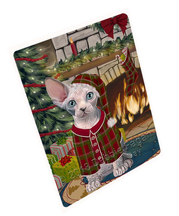 The Stocking was Hung Sphynx Cat Cutting Board C72036