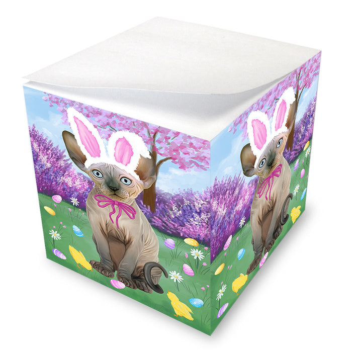 Easter Holiday Sphynx Cat Note Cube NOC55062