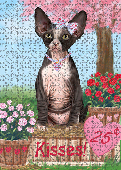 Rosie 25 Cent Kisses Sphynx Cat Puzzle with Photo Tin PUZL93180