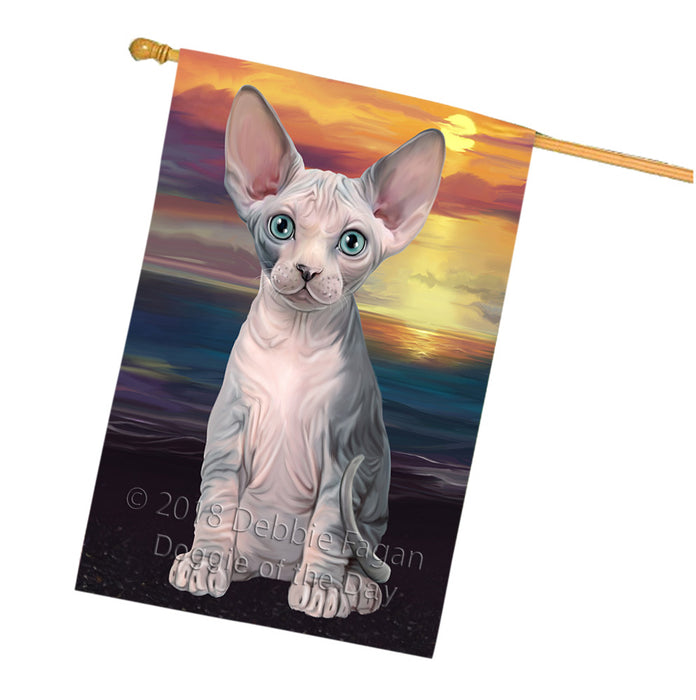 Sphynx Cat House Flag FLG51915