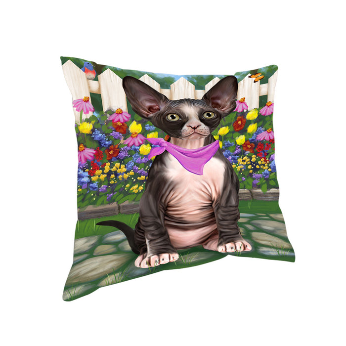 Spring Floral Sphynx Cat Pillow PIL65272