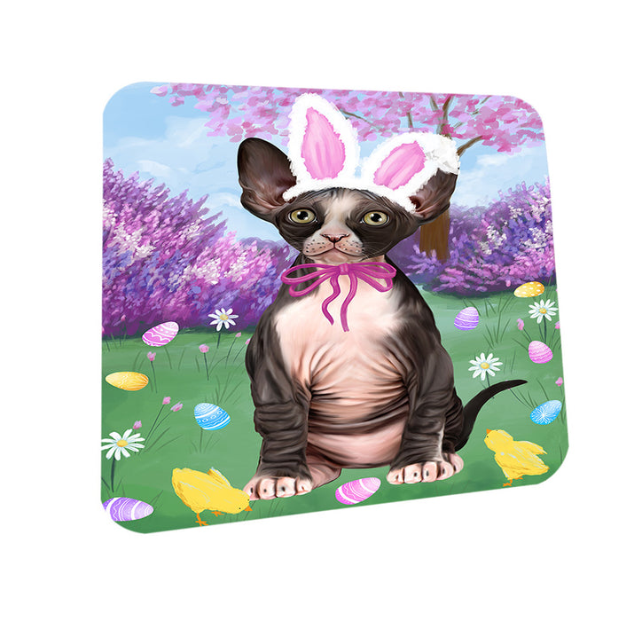 Easter Holiday Sphynx Cat Coasters Set of 4 CST56904