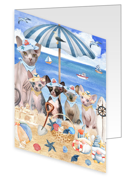 Sphynx Greeting Cards & Note Cards with Envelopes: Explore a Variety of Designs, Custom, Invitation Card Multi Pack, Personalized, Gift for Pet and Cat Lovers