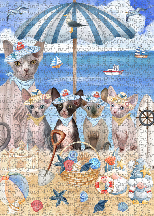 Sphynx Jigsaw Puzzle: Explore a Variety of Personalized Designs, Interlocking Puzzles Games for Adult, Custom, Cat Lover's Gifts