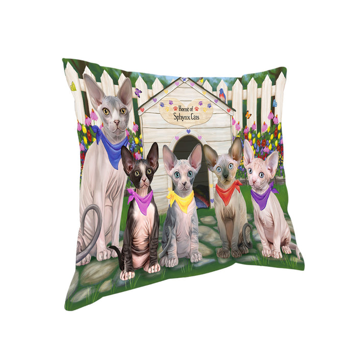 Spring Dog House Sphynx Cats Pillow PIL65012