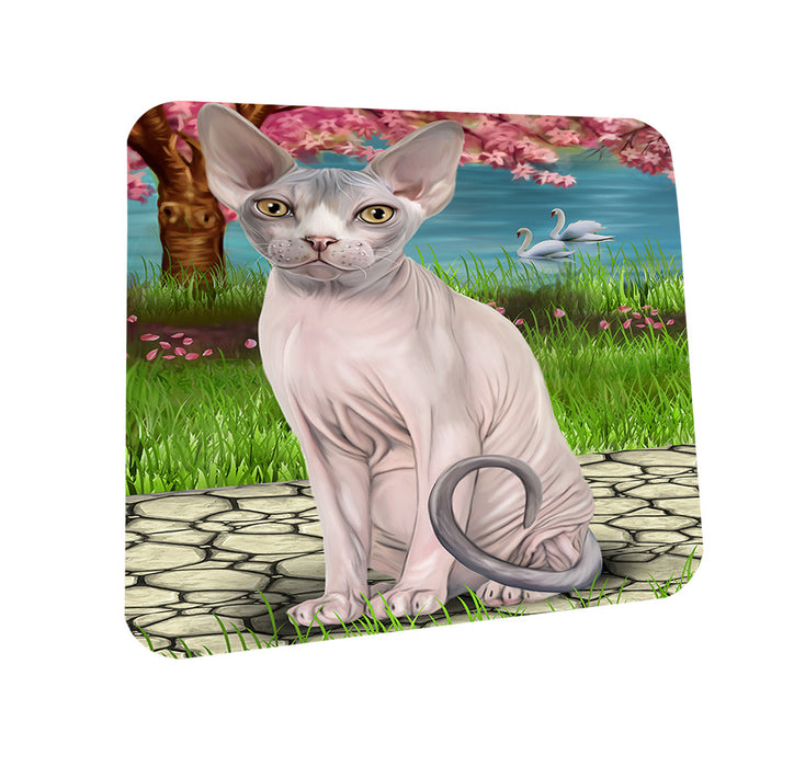 Sphynx Cat Coasters Set of 4 CST52714