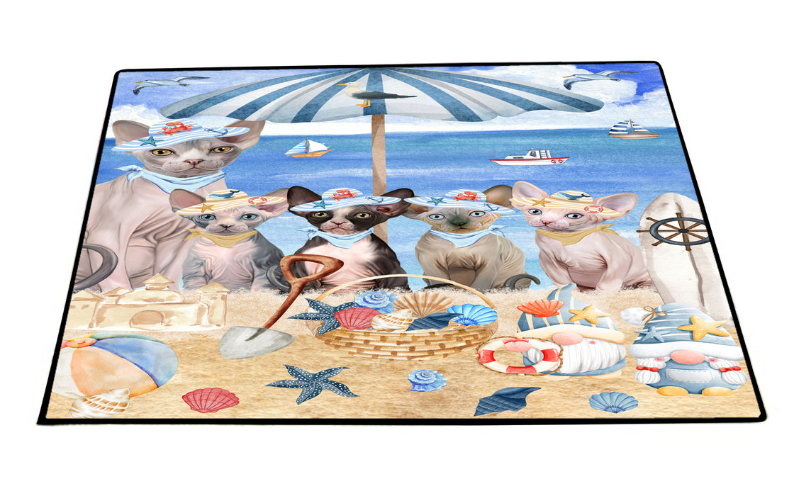 Sphynx Floor Mat, Anti-Slip Door Mats for Indoor and Outdoor, Custom, Personalized, Explore a Variety of Designs, Pet Gift for Cat Lovers