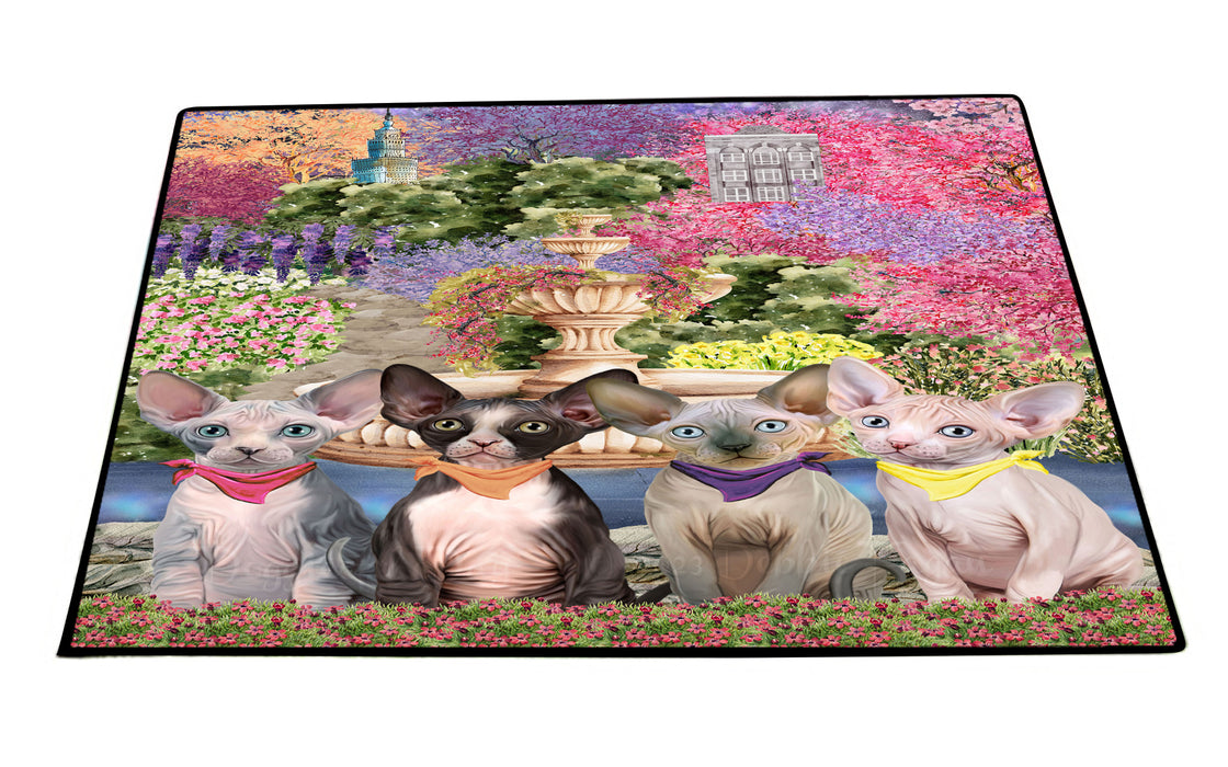 Sphynx Floor Mat, Anti-Slip Door Mats for Indoor and Outdoor, Custom, Personalized, Explore a Variety of Designs, Pet Gift for Cat Lovers