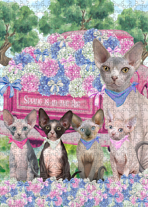 Sphynx Jigsaw Puzzle: Interlocking Puzzles Games for Adult, Explore a Variety of Custom Designs, Personalized, Pet and Cat Lovers Gift