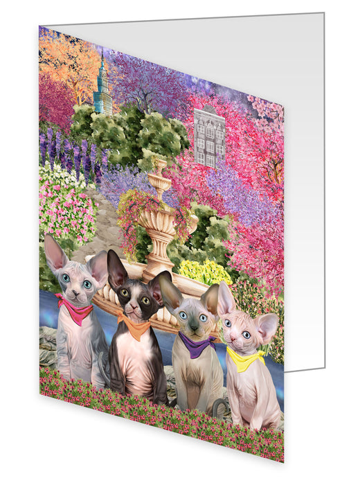 Sphynx Greeting Cards & Note Cards with Envelopes, Explore a Variety of Designs, Custom, Personalized, Multi Pack Pet Gift for Cat Lovers