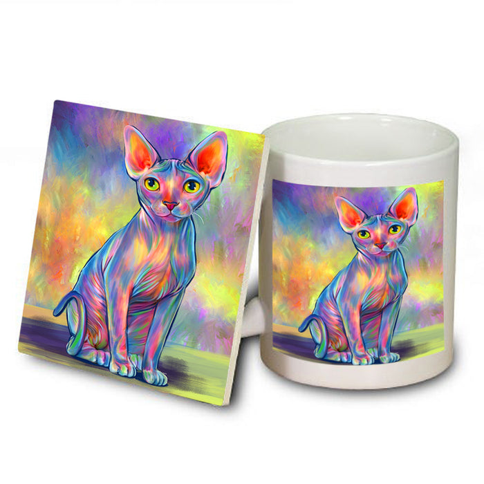 Paradise Wave Sphynx Cat Mug and Coaster Set MUC56730
