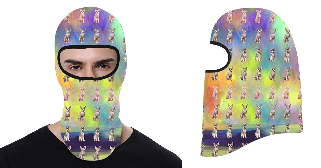 Paradise Wave Sphynx Cats All Over Print Balaclava Ski Mask