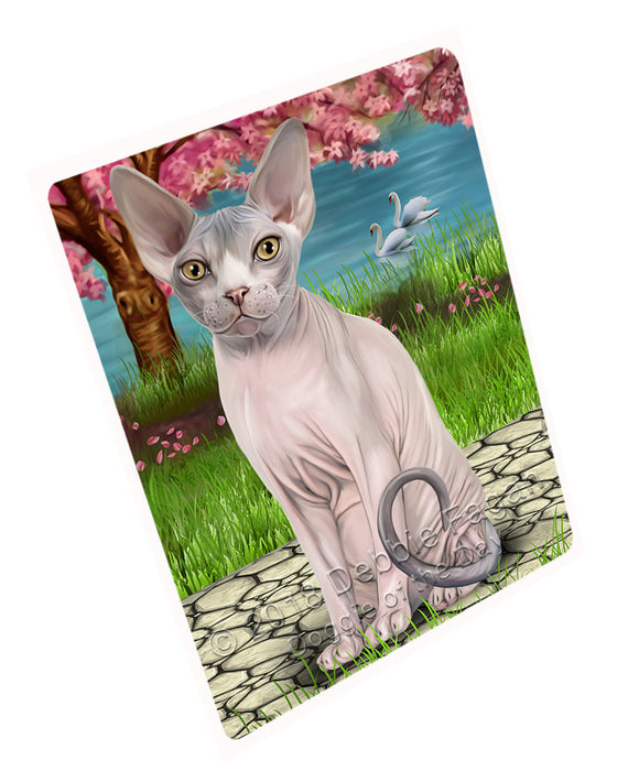 Sphynx Cat Large Refrigerator / Dishwasher Magnet RMAG77418