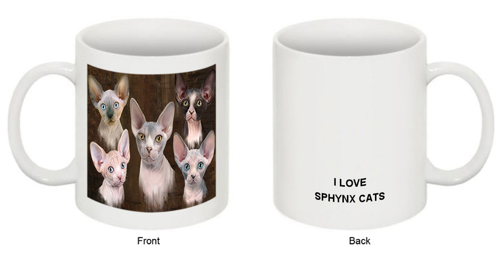 Rustic 5 Sphynx Cat Coffee Mug MUG49547