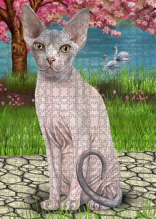 Sphynx Cat Puzzle with Photo Tin PUZL62594