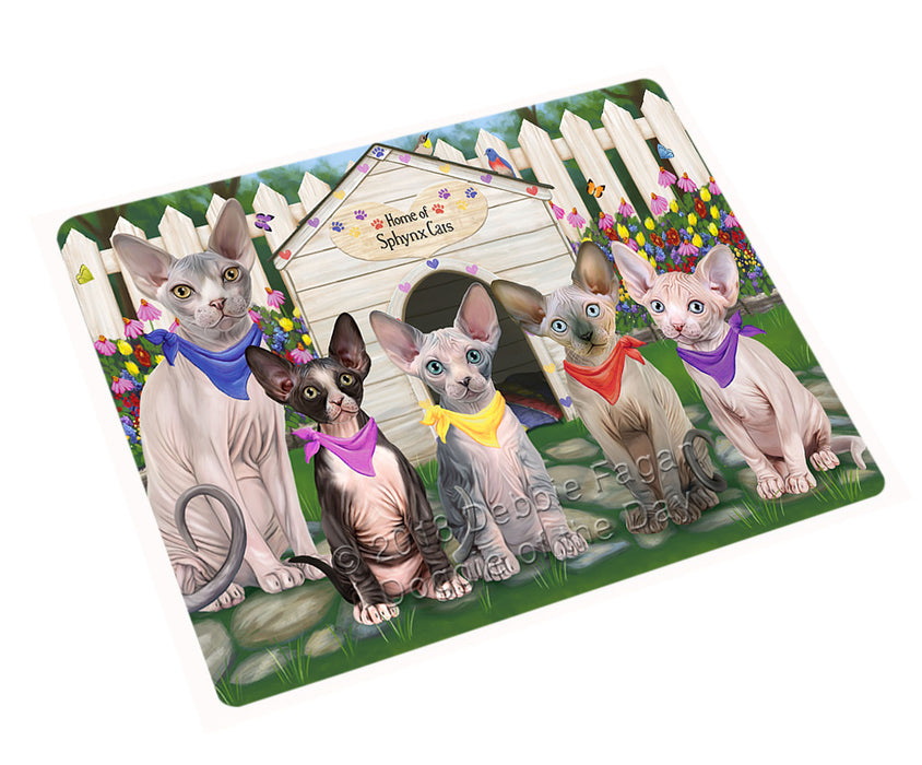 Spring Dog House Sphynx Cats Large Refrigerator / Dishwasher Magnet RMAG73470