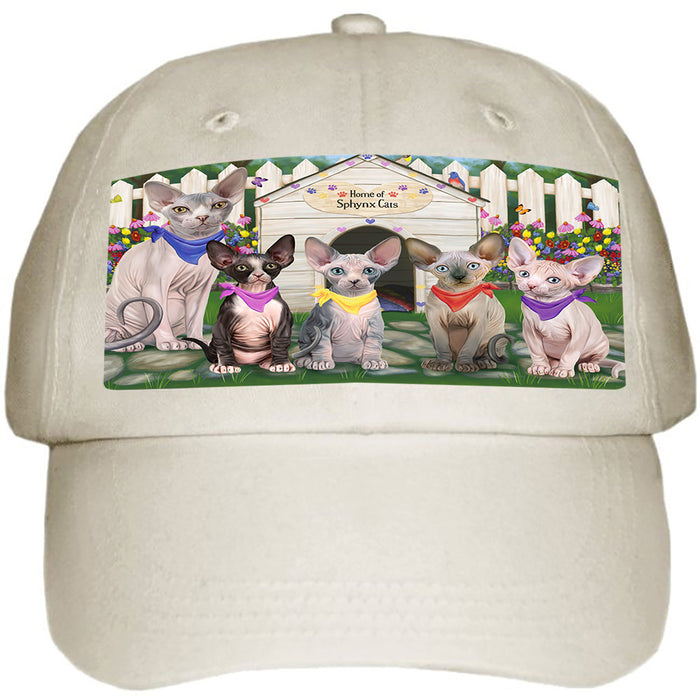 Spring Dog House Sphynx Cats Ball Hat Cap HAT60375