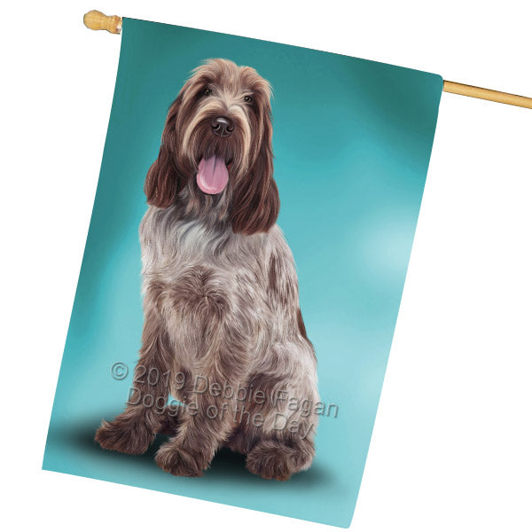 Spinoni Italiani Dog House Flag FLG65602