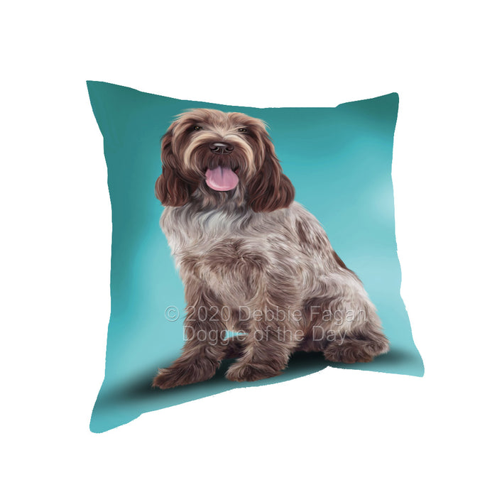 Spinoni Italiani Dog Pillow with Top Quality High-Resolution Images - Ultra Soft Pet Pillows for Sleeping - Reversible & Comfort - Ideal Gift for Dog Lover - Cushion for Sofa Couch Bed - 100% Polyester