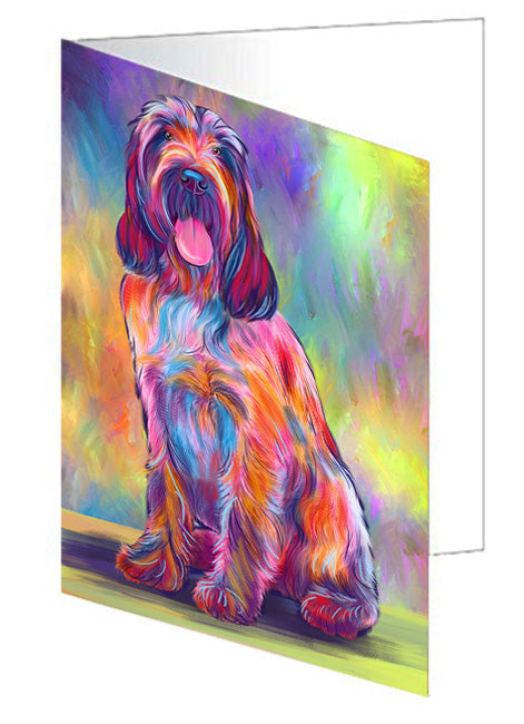 Paradise Wave Spinoni Italiani Dog Handmade Artwork Assorted Pets Greeting Cards and Note Cards with Envelopes for All Occasions and Holiday Seasons GCD79886