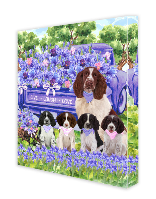 Springer Spaniel Canvas: Explore a Variety of Designs, Custom, Digital Art Wall Painting, Personalized, Ready to Hang Halloween Room Decor, Pet Gift for Dog Lovers