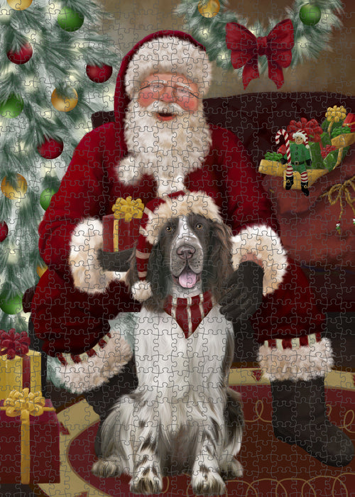 Santa's Christmas Surprise Springer Spaniel Dog Puzzle  PUZL100976