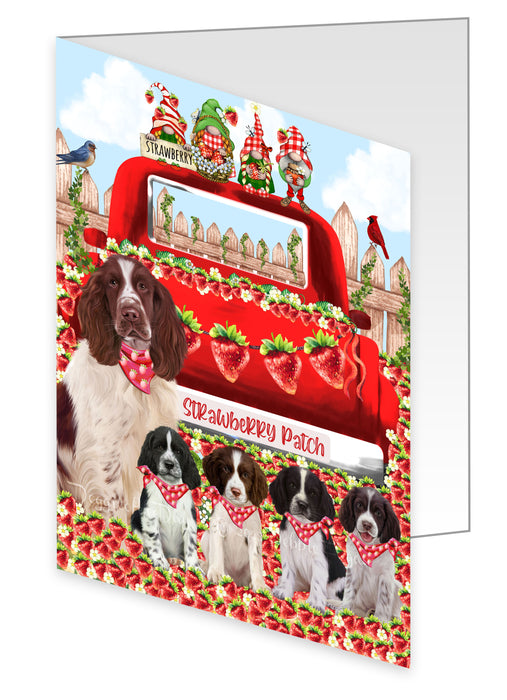 Springer Spaniel Greeting Cards & Note Cards with Envelopes: Explore a Variety of Designs, Custom, Invitation Card Multi Pack, Personalized, Gift for Pet and Dog Lovers